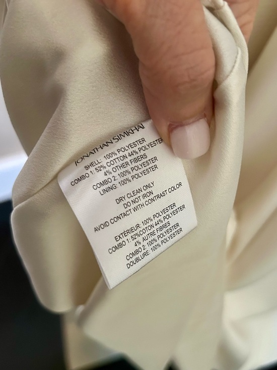 Jonathan Simkhai Ivory Crochet Bodice Slip - Picture 13 of 13